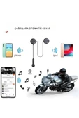 Motosiklet Mikrofonu Uyumlu Bluetooth 5.0 Kulaklık Bluetooth Interkom Kask Kulaklığı - 2