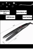 Profesyonel Isı Ayarlı LCD Ekran Saç Düzleştirici Straightener Hair - 1