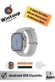 Tüm Akıllı Telefon Modelleriyle Uyumlu Kadın Erkek Ultra Akıllı Smart Watch - 1