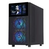 POWERBOOST PB-P4367BB 3-RGB FANLI LCD EKRANLI GAMING MID-TOWER PC KASASI thumbnail 5