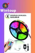 Şerit Led 5Metre Araba Çocuk Odası Şerit Led Uzaktan Kumandalı Kontrol - 1