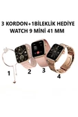Smart Watch 3 Strap+1Bracelet Gift 41 Mm Amoled Screen For Women thumbnail 1