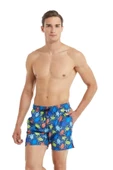 Blackspade 10033 Erkek Deniz Kaplumbağası Baskılı Şort Mayo - 2