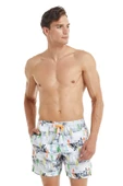 Blackspade 10027 Erkek Sörf Baskılı Şort Mayo - 1