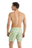 Blackspade 10419 Erkek Sarı Tropikal Baskılı Şort Mayo - 2