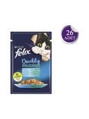 Felix Somon Ve Sardalyalı Kedi Yaş Mama 85 Gr*26 Adet - 1