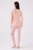 Pierre Cardin 8917 Kadın Uzun Kol Pijama Takım - 3
