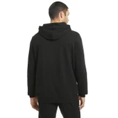 Puma Ess Big Logo Hoodie Erkek Siyah Günlük Stil Sweatshirt 586688-01 - 3