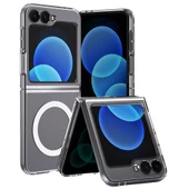 Samsung Galaxy Z Flip 6 Kılıf Nitro Anti Shock Darbe Emici Köşe Korumalı Şeffaf Silikon Kapak - 2