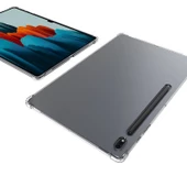 Samsung Galaxy Tab S8 Plus Kılıf Tablet Nitro Anti Shock Darbe Emici Köşe Korumalı Şeffaf Silikon Kapak - 2