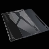 Samsung Galaxy Tab S8 Plus Kılıf Tablet Nitro Anti Shock Darbe Emici Köşe Korumalı Şeffaf Silikon Kapak - 5