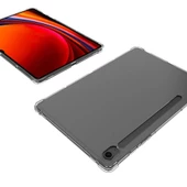 Samsung Galaxy Tab S9 FE Kılıf Nitro Anti Shock Darbe Emici Köşe Korumalı Şeffaf Silikon Kapak - 3