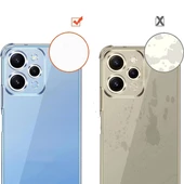 Xiaomi Redmi 12 Kılıf Nitro Anti Shock Darbe Emici Köşe Korumalı Şeffaf Silikon Kapak thumbnail 6