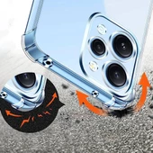 Xiaomi Redmi 12 Kılıf Nitro Anti Shock Darbe Emici Köşe Korumalı Şeffaf Silikon Kapak thumbnail 3