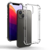 iPhone 15 Plus Kılıf Nitro Anti Shock Darbe Emici Köşe Korumalı Şeffaf Silikon Kapak - 2