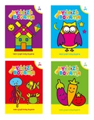 Okul Öncesi Yıldızlı Boyama Seti 4 Kitap - 1