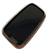 Hyundai Ix35 Santa Fe Sonata Elantra Uyumlu Smart Kumanda Kılıfı Oto Anahtarlık Siyah Gold thumbnail 3