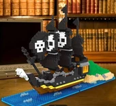 Korsan Gemisi 760 Parça 3D BULDING BLOCKS 12+ YAŞ Yapı Blok Tekne Gemi Hediye - 1