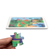 Montessori Dinazorlar 24 Parça Ahşap Puzzle, Yapboz Seti / Eğitici, Öğretici ve Güvenli Çocuk Oyuncağı - 2
