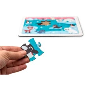 Montessori Buz Devri 24 Parça Ahşap Puzzle, Yapboz Seti / Eğitici, Öğretici ve Güvenli Çocuk Oyuncağı - 2