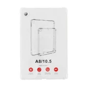 Samsung Galaxy Tab A8 10.5 SM-X200 (2021) Kılıf Zore Tablet Kılıf Nitro Anti Shock Darbe Emici Köşe Korumalı Şeffaf Silikon Kapak thumbnail 2