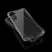 Samsung Galaxy S22 Kılıf Nitro Anti Shock Darbe Emici Köşe Korumalı Şeffaf Silikon Kapak thumbnail 4