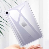iPad Mini 2021 (6.Nesil) Kılıf Nitro Anti Shock Darbe Emici Köşe Korumalı Şeffaf Silikon Kapak - 3