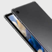 Samsung Galaxy Tab A8 10.5 SM-X200 (2021) Kılıf Zore Tablet Kılıf Nitro Anti Shock Darbe Emici Köşe Korumalı Şeffaf Silikon Kapak thumbnail 4