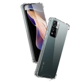 Xiaomi Redmi Note 11 Pro Plus 5G Kılıf Nitro Anti Shock Darbe Emici Köşe Korumalı Şeffaf Silikon Kapak thumbnail 7