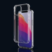 iPhone 13 Pro Kılıf Nitro Anti Shock Darbe Emici Köşe Korumalı Şeffaf Silikon Kapak - 7