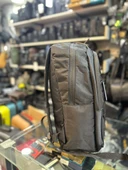 BAGSLAB SİYAH KETEN SU GEÇİRMEZ KUMAŞ OKUL SIRT ÇANTASI thumbnail 5