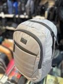 BAGSLAB GRİ KETEN SU GEÇİRMEZ KUMAŞ OKUL SIRT ÇANTASI thumbnail 4