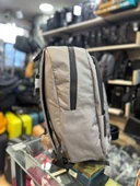 BAGSLAB GRİ KETEN SU GEÇİRMEZ KUMAŞ OKUL SIRT ÇANTASI thumbnail 6