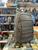 BAGSLAB SİYAH KETEN SU GEÇİRMEZ KUMAŞ OKUL SIRT ÇANTASI thumbnail 1