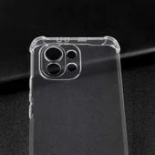 Xiaomi Mi 11 Lite Kılıf Nitro Anti Shock Darbe Emici Köşe Korumalı Şeffaf Silikon Kapak - 5