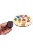 Eğitici Ahşap Sincap Rakamları Öğreniyorum Oyunu / Çocuklar İçin Montessori Gelişim Oyuncağı - 2