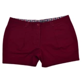 Kadın Kanvas Şort  BRG-111249 thumbnail 4