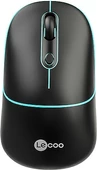 LECOO  WS210 BLUETOOTH / WIRELESS 1600 DPI SIYAH MOUSE 2.4 GHZ / SARJLI - 1