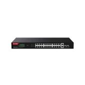 IP-COM G1128-24-410W 24 PORT GIGABIT +2XGB RJ45/SFP UPLINK 370W POE RACKMOUNT SWITCH - 1