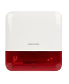HIKVISION DS-PS1-E-WE HARICI TIP KABLOSUZ ALARM SIRENI KIRMIZI - 1