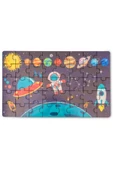 Montessori Outher Space Ahşap 40 Parça Puzzle / 1+ Yaş / Eğitici, öğretici ve Güvenli Çocuk Oyuncağı - 4