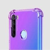 Xiaomi Redmi Note 8 Kılıf Nitro Anti Shock Darbe Emici Köşe Korumalı Şeffaf Silikon Kapak - 4
