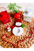 Yılbaşı Kardan Adamlı Mumluk(Tealight) thumbnail 2