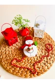 Yılbaşı Kardan Adamlı Mumluk(Tealight) thumbnail 1