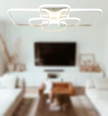 TT Aydınlatma TT500-6-BY  Mat Beyaz Plofonyer 6 lı Led Avize thumbnail 3