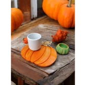 Balkabağı - Pumpkin Bardak Altlığı - 1