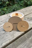 Mum Toz Kapakları 68mm Çap 20mm x 2 mm Fitil Boşluğu 50 Adet - 4