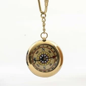 Pirinç Pusula Anahtarlık - 2