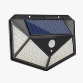 Lamba Bahçe Duvarı için Hareket Sensörlü Güneş Enerjili 3 Ayarlı Aydınlatma 100 Ledli Lamba - 3