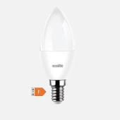 Ecolite 3'Lü Eko Paket 8.5W Led Mum Ampul / Beyaz Işık (6500K) - 1